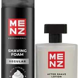 menz Luxury Combo Pack Regular Shaving Foam 418Gm & After Shave Lotion 100Ml image 1
