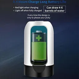 rajkuvar Automatic Wireless Water Bottle Switch Rechargeable Automatic Dispenser for 20 L Bottom Loading Water Dispenser image 4