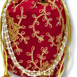 sahiba Women Maroon Potli-picture-42