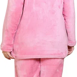 rg by ss clothing Women Top & Pyjama Set Pink Solid image 2