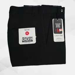 guptajitraders Men Regular Fit Black Lycra Blend Trousers image 4