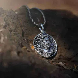 aarav fashion Black Silver, Silver Alloy, Stainless Steel image 2