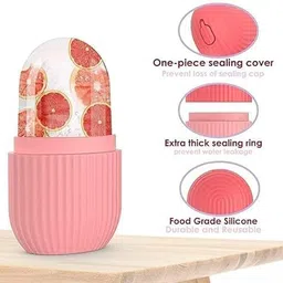 jaimi Ice Roller and Face Stone Roller Massager with Gua Sha Stone (Multicolor) image 2