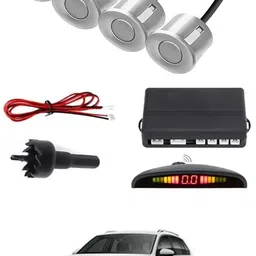 zplus Universal 4 Silver Reverse Parking Sensor With LED Display For Cars-272 Safety of Passengers/Car One Alarm Kit-1370 Parking Sensor-picture-23