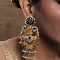 Viana Jewels Siddhi Kashmiri Jhumka-picture-28