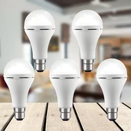 guggu Emergency 15W Inverter LED Bulb with 1200mAh Rechargeable Battery Pack of 5 Q330 4 hrs Bulb Emergency Light-picture-26