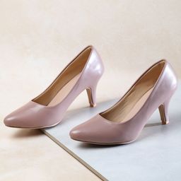 Shezone Peach-Coloured Pumps-picture-43