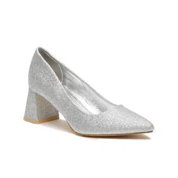 Flat n Heels Embellished Block Pumps image 2