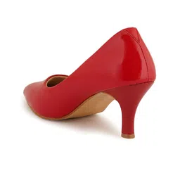 SAPATOS Pointed Toe Closed Back Kitten Pumps image 2