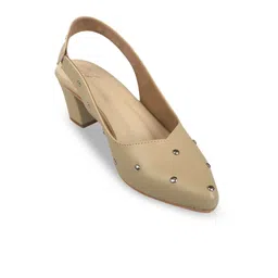 Bowtoes Embellished Block Heeled Pumps image 5