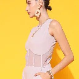 STREET 9 Pink Basic Jumpsuit image 3