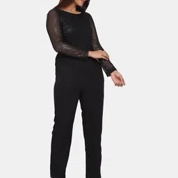 PowerSutra Black Basic Jumpsuit image 5