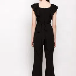 Slenor Square Neck Ruffled Basic Jumpsuit image 4