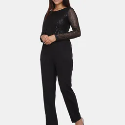 PowerSutra Black Basic Jumpsuit image 3