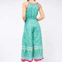 Pannkh Floral Printed Sleeveless Basic Jumpsuit image 3