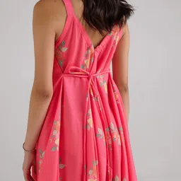 Pasha Floral Printed Shoulder Straps Dhoti Jumpsuit image 5