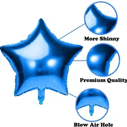 groovywings Batman 8th Birthday Kit – Balloons, Banner, Backdrop – Blue image 5