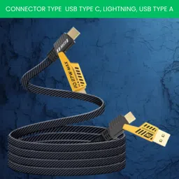 NRP 4-in-1 Cable 1 m 4-in-1 Multi-Port Fast Charging, Data Sync Cable for Lightning, Type-C, USBA178-picture-33