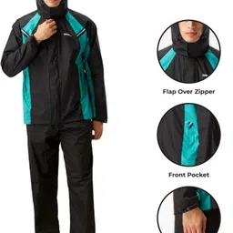zeel Colorblock Men Raincoat image 5