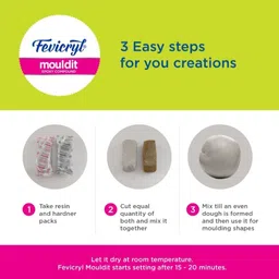 pidilite Fevicryl Mouldit Epoxy Comound Clay 900 gm Art Clay image 3