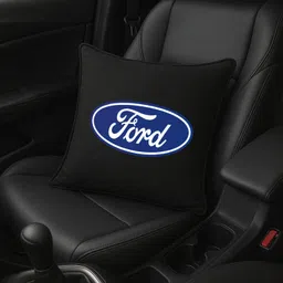 zoom trade Black Polyester Car Pillow Cushion for Ford image 2