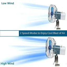 genipap Oscillating Fan 6 Inch 12V Automotive For Car/Truck/Auto rickshaw-PKN1765 Car Interior Fan image 3