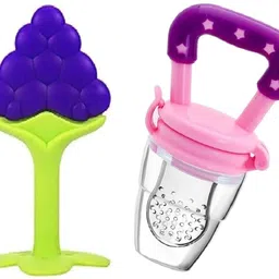 saforiaa Fruit shape teether and nibbler combo Teether and Feeder image 1