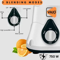 vaio Premium Stylish 750 W Mixer Grinder image 5
