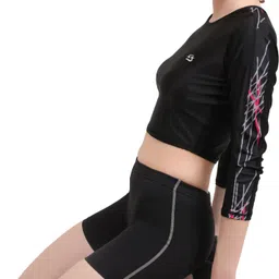 sportinger Solid Women Black Tights image 5