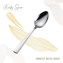 embassy Platinum 12 Pcs Table Spoon / Dinner Spoon / Daily Use Spoon / Multi Purpose Stainless Steel Table Spoon, Dessert Spoon, Tea Spoon Set-picture-27