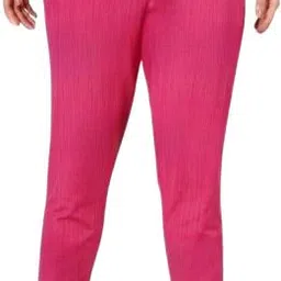 aman trending Pack of 3 Women Regular Fit Yellow, Beige, Pink Cotton Blend Trousers image 5