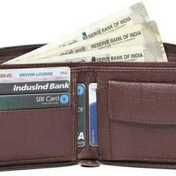 gustave Men Casual Brown Artificial Leather Wallet image 2