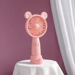 MZ M3 (RECHARGEABLE PORTABLE USB FAN) With Mobile Stand, 1200mAh Battery USB Fan image 2