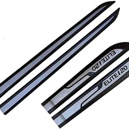 bubu Car door side chrome line beading for Hyndai Elite i20 car set of 4 Piece (5m) Car Beading Roll For Door image 4
