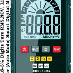 eastra HTC-11S-3½ Digits TRMS,NCV,Live Wire Detector Digital Multimeter(4000 Counts) Digital Multimeter image 2