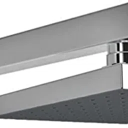joyway 6x6 Inch Cubix Rainfall Overhead Shower With 15 Inch Long Arm Shower Grab Bar-picture-47