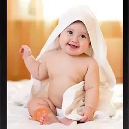 aartkala smile Baby boy wall panting Photo frame Canvas 12 inch x 18 inch Painting-picture-18