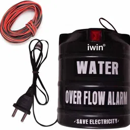 CraftQua Black Water Overflow Sensor Alarm Tank with Loud Voice Quality & 15mtr Wire DIY Wired Sensor Security System-picture-12
