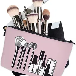 house of quirk Women Pink Cosmetic Bag image 2