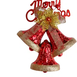 craftvatika Half Jingle Bell Christmas Hanging Ornaments for Xmas Tree Decoration Hanging Ornaments Pack of 1 image 2