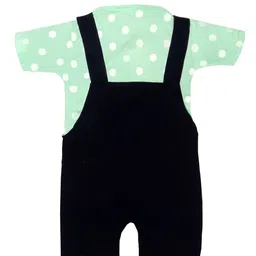 BAESD Infants Printed Pure Cotton Dungaree With T-Shirt image 3