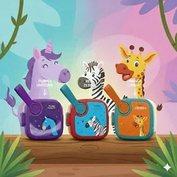 flipkart smartbuy Mighty Mini Animal Lunchbox 2 Containers Lunch box 2 Containers Lunch Box image 4