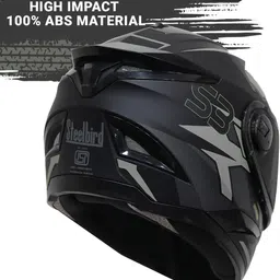 steelbird SBH-17 Terminator Full Face Graphic Motorbike Helmet image 5