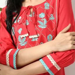 MEESAN Ethnic Motifs Printed Tunic image 2