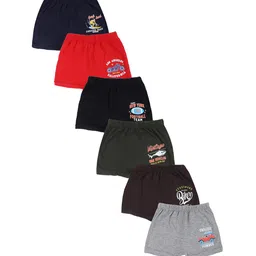DYCA Boys Pack Of 6 Assorted Pure Cotton Printed Trunk DIA503-PK007_P6 image 1