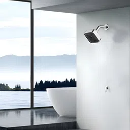 alturas by clinton Premium 4x4 inch ABS Shower with Arm Rod Shower Complete Set Fixed Mount image 3