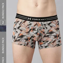 Force NXT Men Pack Of 2 Assorted Pure Cotton Trunks FS-21P-PRINT1-PRINT2-PO2-picture-34