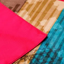 ZEBA Red & Yellow Printed Abstract Table Runner image 5