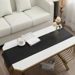 HOKIPO Black Woven Design Table Runner image 4