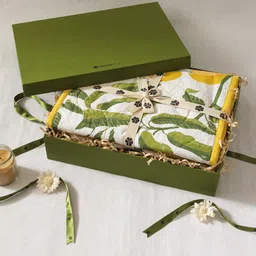 House This Set of 2 Yellow Printed Pure Cotton Table Runners image 2